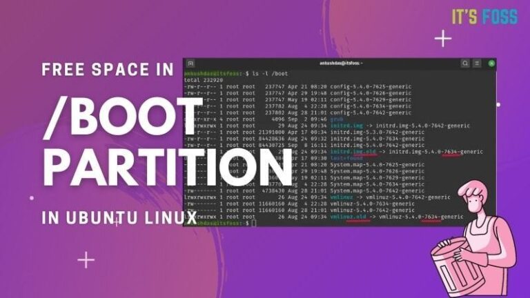 How to Free Up Space in /boot Partition on Ubuntu Linux?