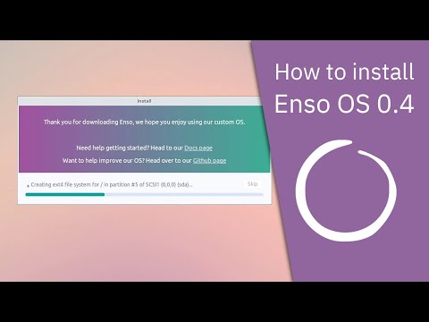 How to install Enso OS 0.4