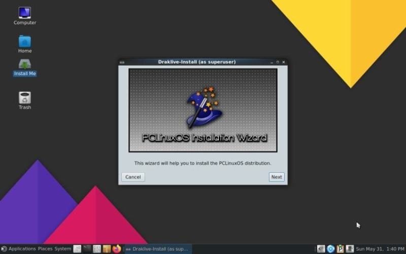 PCLinuxOS installer