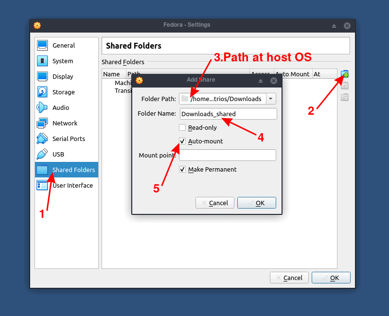 20 Fedora Vm Shared Folders 1