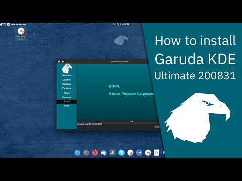 How to install Garuda KDE Ultimate 200831