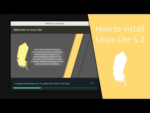 How to install Linux Lite 5.2