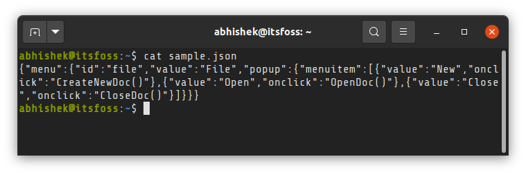 How to Pretty Print JSON File in Linux Terminal