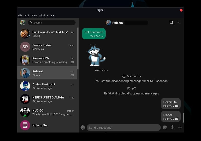 Signal Messenger ScreenShot