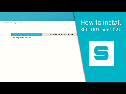 How to install SEPTOR Linux 2021