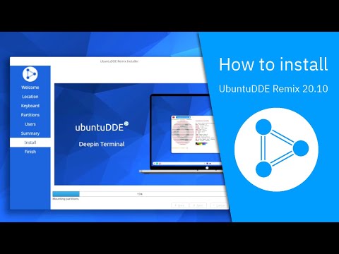 How to install UbuntuDDE Remix 20.10