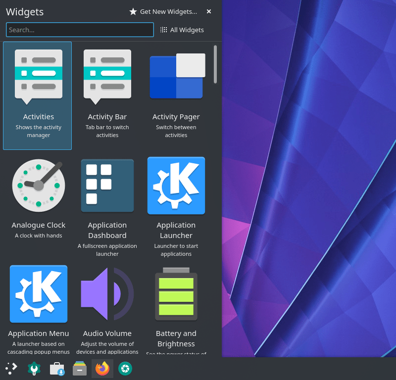 Kde Neon Widgets