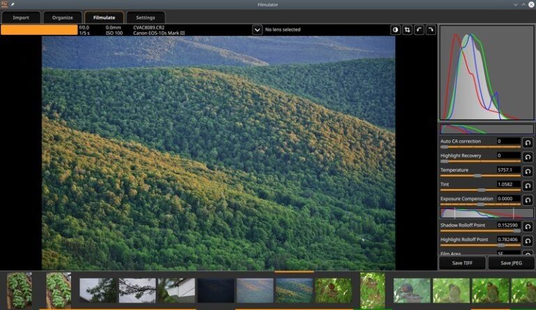 Filmulator is a Simple, Open Source, Raw Image Editor for Linux Desktop