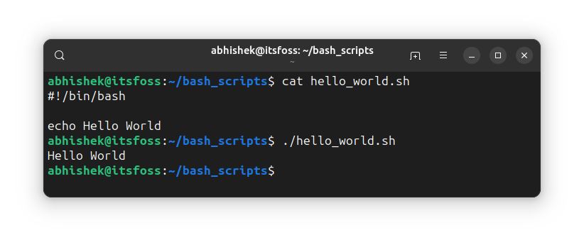 Bash Basics Series #1: Create and Run Your First Bash Shell Script ...