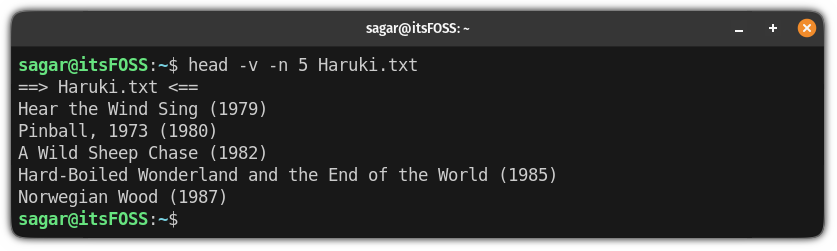 Using head Command in Linux - Linux Punx