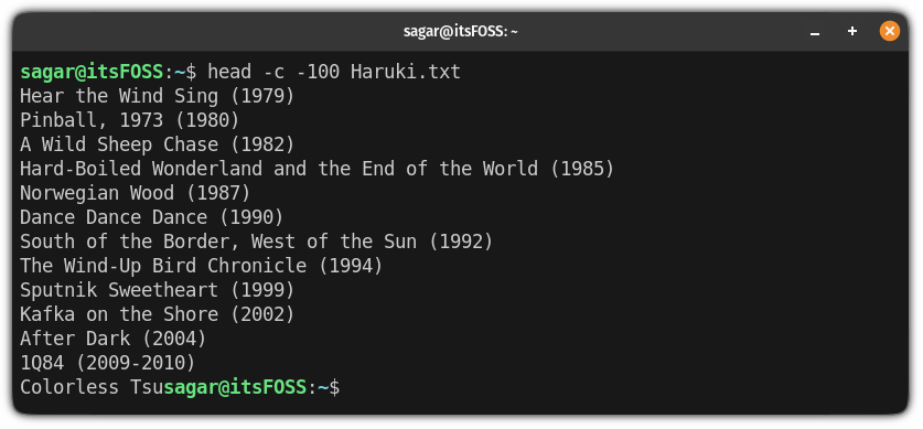 Using head Command in Linux - Linux Punx