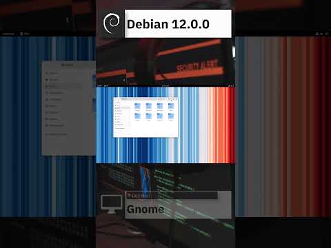 Debian 12.0.0 “Bookworm” Quick Overview #shorts