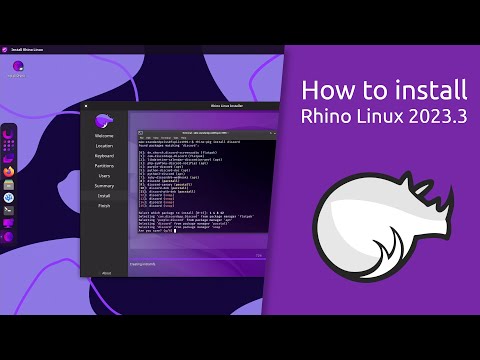 How to install Rhino Linux 2023.3
