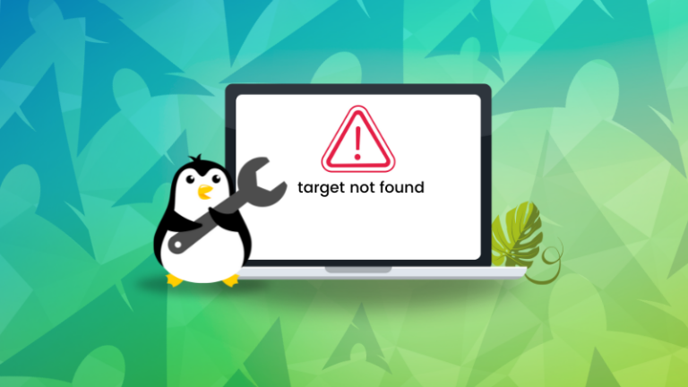 Fixing ‘target not found’ Error in Arch Linux