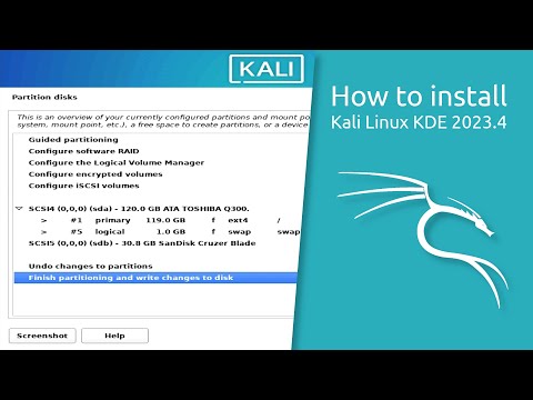 How to install Kali Linux KDE 2023.4
