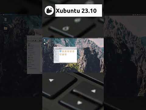 Xubuntu 23.10 Quick Overview #shorts