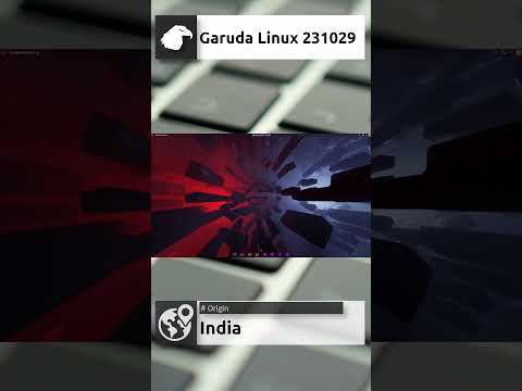 Garuda Linux 231029 Quick Overview #shorts