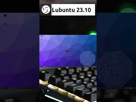 Lubuntu 23.10 Quick Overview #shorts
