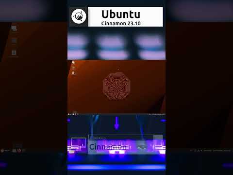 Ubuntu Cinnamon 23.10 Quick Overview #shorts