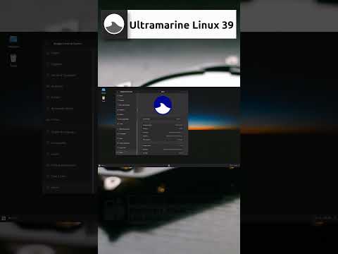 Ultramarine Linux 39 Quick Overview #shorts