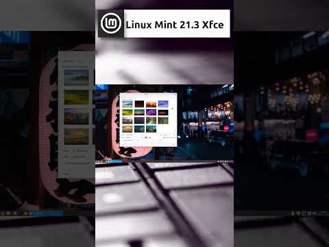 Linux Mint 21.3 Xfce Quick Overview #shorts
