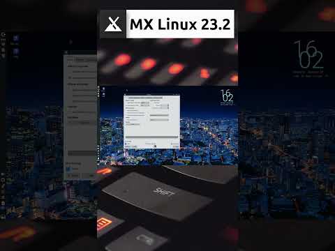 MX Linux 23.2 Quick Overview #shorts