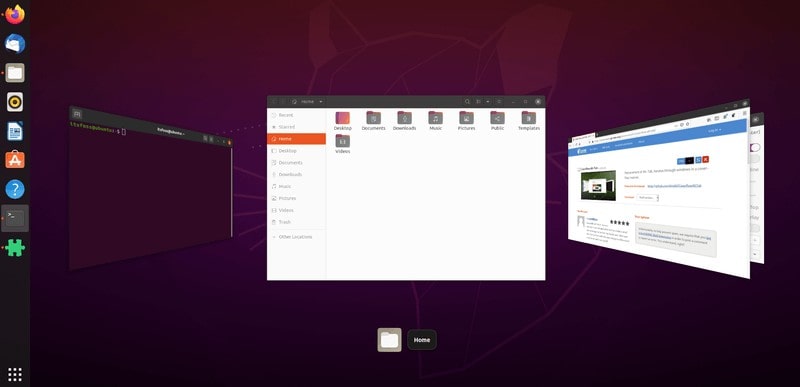 Ubuntu Coverflow Screenshot