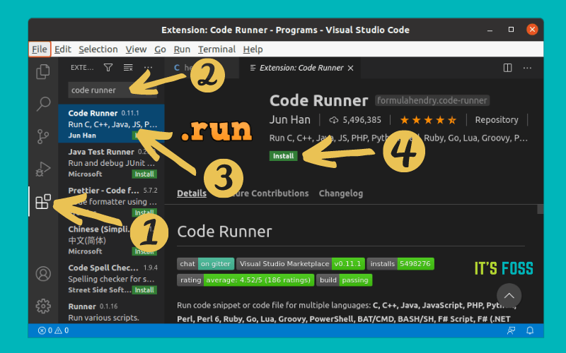 Running C Program In Linux With Visual Studio Code
