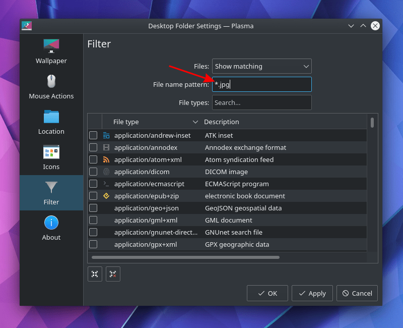 Kde Neon Desktop Icons Filter